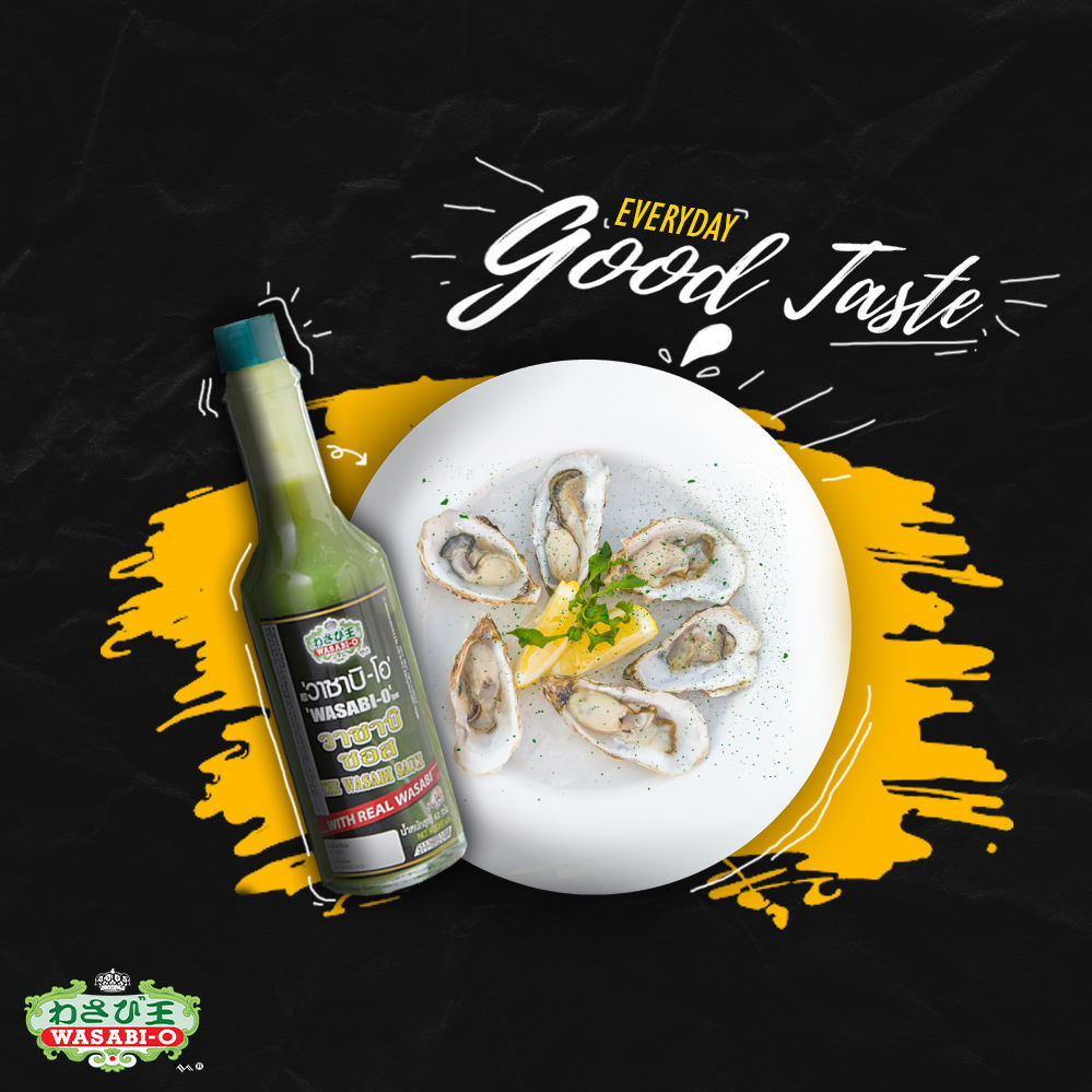 we have a solution for people who are tired of the same old typical wasabi. Why don’t you try the wasabi-sauce from wasabi-o, which has a slight sour taste and a tinge of spiciness, which is the taste